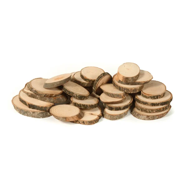 Natural Wood Ovals Set of 30 — Eduplay nursery educational toy