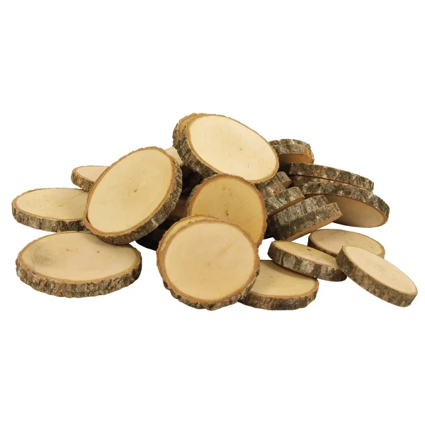 Natural Wooden Discs Round Large 1 kg — Eduplay Nursery Educational Toy