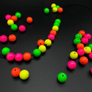 Neon Beads 12mm • 25 Pieces — Kiki-Ena Natural Wood Craft Materials
