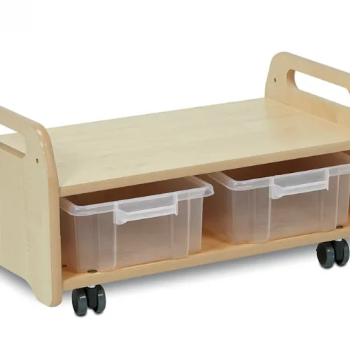 Low Easel Stand/Storage Trolley (2 Stations) — Millhouse Educational Toys School