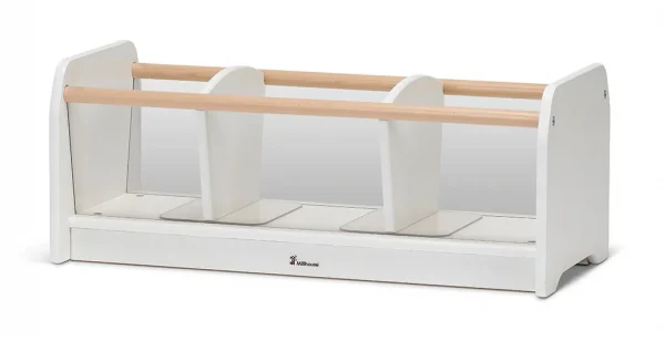 Low Storage Shelf for Play and Learning Materials — Millhouse Learning Toys School