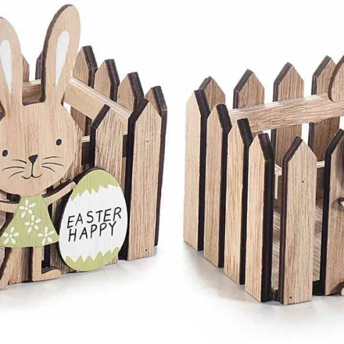 Natural Bunny Easter Basket - 2 Pieces — Kiki-Ena Craft Materials Natural Wood