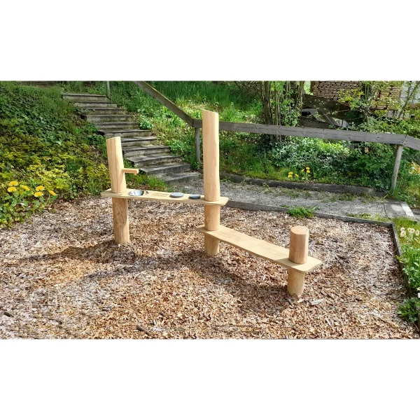 Robinia Outdoor Play Kitchen — Kiki-Ena Natural Wood Craft Materials