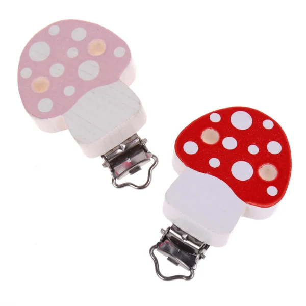 Mushroom Clip — Kiki-Ena Natural Wood Craft Materials