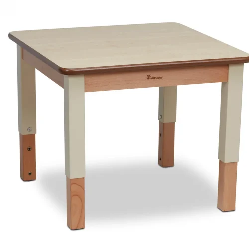Medium square table (W 695 × D 695 mm) height-adjustable — Millhouse | Kiki-Ena