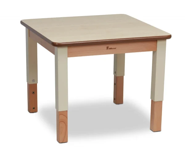 Medium square table (W 695 × D 695 mm) height-adjustable — Millhouse | Kiki-Ena