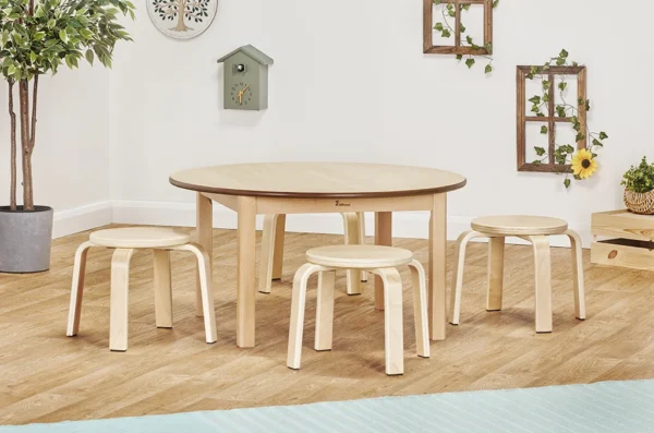 Stackable wooden stool H260mm (4-pack) — Millhouse School Educational Toys