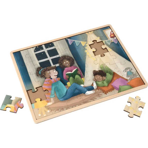 Evening Stories Inclusive Puzzle — Eduplay educational nursery toy