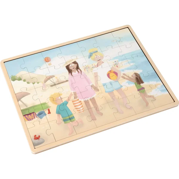 Beach She and She Family Puzzle — Eduplay educational nursery toy