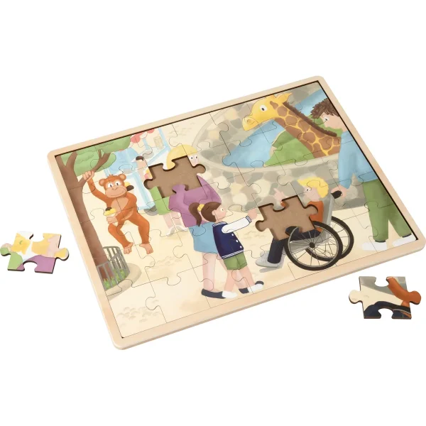 Zoo Inclusive Puzzle — Eduplay educational nursery toy