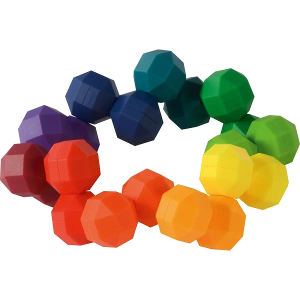 Rainbow Brain Teaser Ball — Eduplay educational toy for nursery