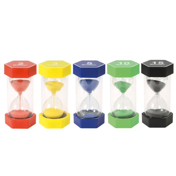 Giant Sand Timer Set 2, 3, 5, 10, 15 Minute — Eduplay Educational Toy Nursery