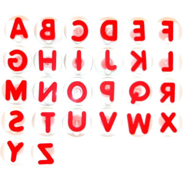 Giant Capital Letter Stamps Set of 26 Red — Eduplay educational toy