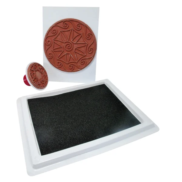 Giant Stamp Pad black Rectangle — Eduplay educational toy nursery