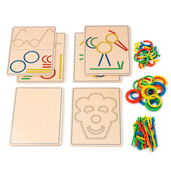 Rings and sticks — Eduplay educational toy for nursery