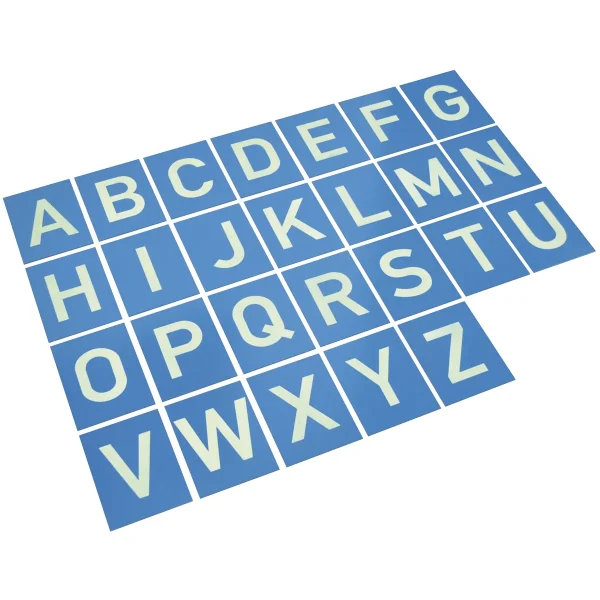 Sandpaper Letters A-Z — Eduplay educational toy for nursery