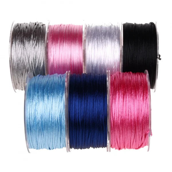 Satin Ribbon Ø 1.5 mm • 1 Metre — Kiki-Ena Natural Wood Craft Materials