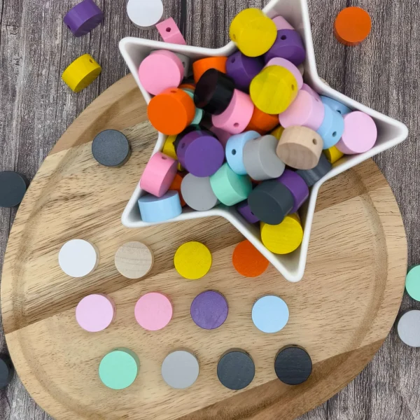 Blank Disc 20mm — Kiki-Ena Craft Material Natural Wood