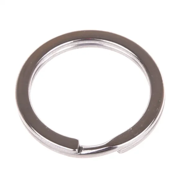 Hardened Steel Keyring 25 mm — Kiki-Ena Craft Materials Natural Wood