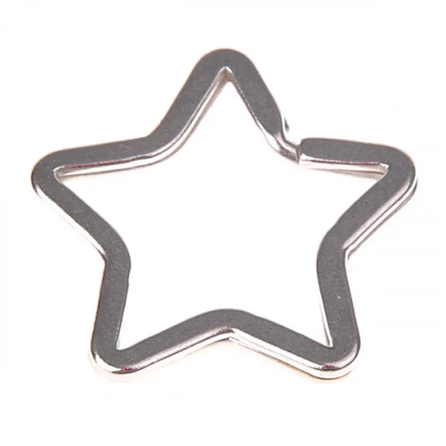 Star keyring — Kiki-Ena natural wood craft supplies
