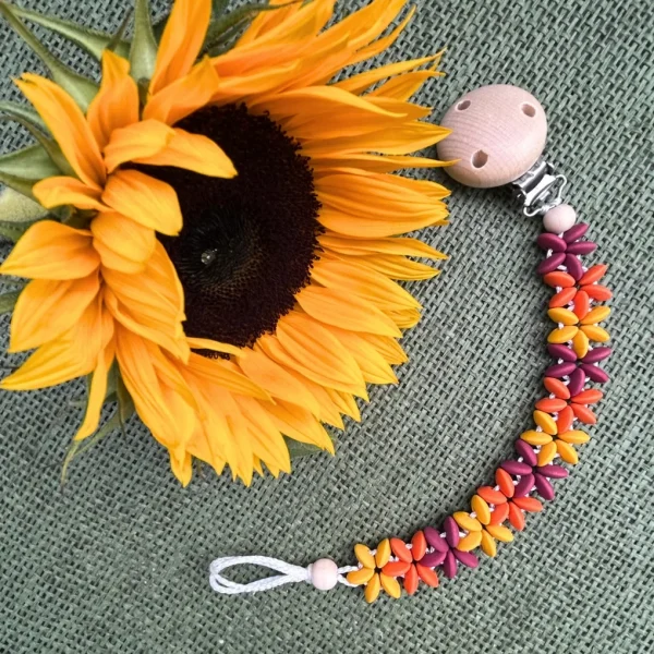 Dummy Chain "Floral Vine Indian Summer" • Craft Kit — Kiki-Ena Craft Materials Natural Wood