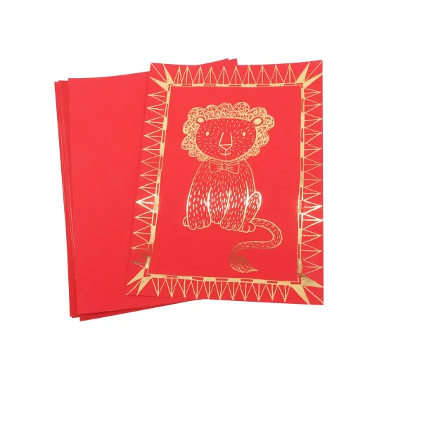 Scratch Art Red Sheets Set of 10 — Eduplay Educational Toy