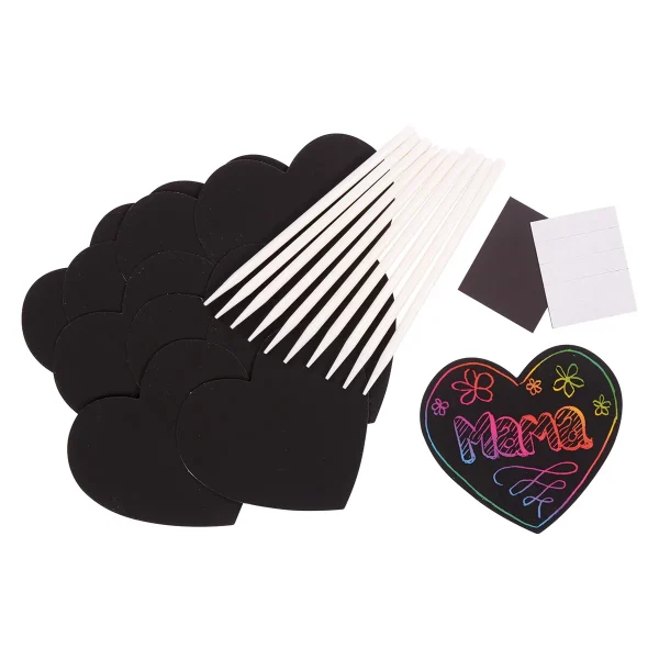 Scratch Magic Heart Set of 10 — Eduplay educational toy