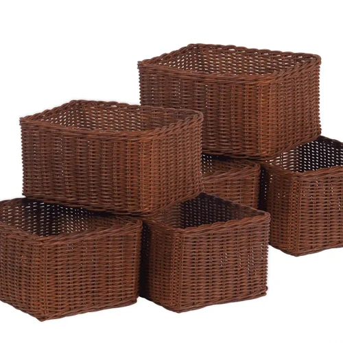 Set of 6 Large, Deep Baskets — Millhouse Educational Toys School