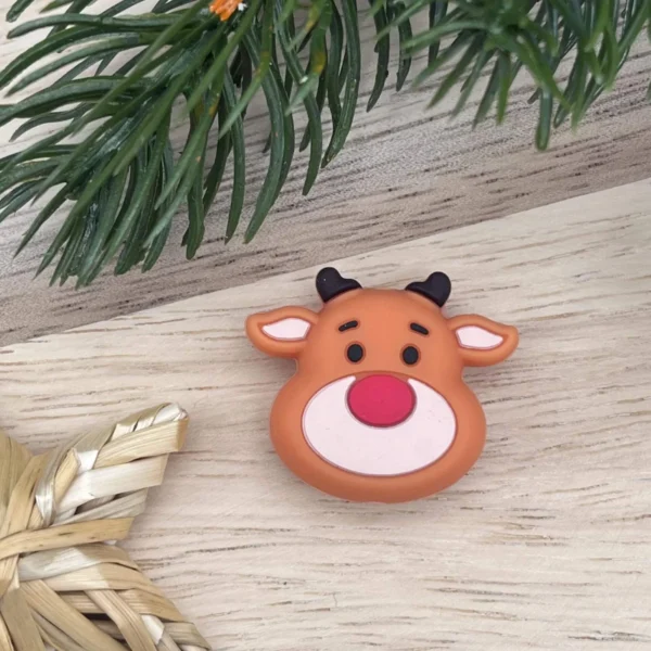 Silicone Motif Reindeer — Kiki-Ena Craft Material Natural Wood