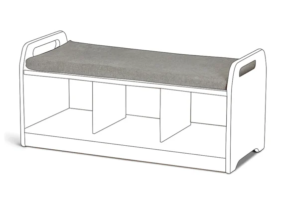 Seat Cushion – Low Storage Bench — Millhouse Learning Toys School