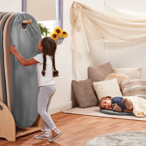 Slumberstore Freestanding Mats in Grey/Cream — Millhouse Learning Toys School