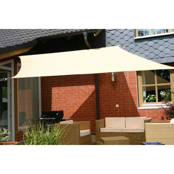 Sun shade 3.6 x 3.6 m beige — Eduplay kindergarten educational play