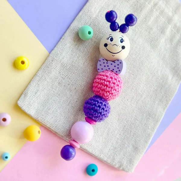 Worry Worm 2 • Craft Kit — Kiki-Ena Craft Materials Natural Wood