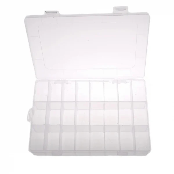 24-Compartment Sorting Box • Empty — Kiki-Ena Natural Wood Craft Material