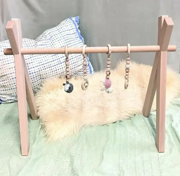 Wooden Play Arch with Craft Set "Crochet Animals" — Millhouse Educational Toys School