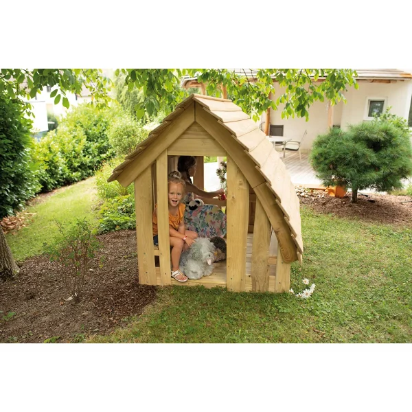 Woodland Lodge Playhouse — Kiki-Ena Natural Wood Craft Materials