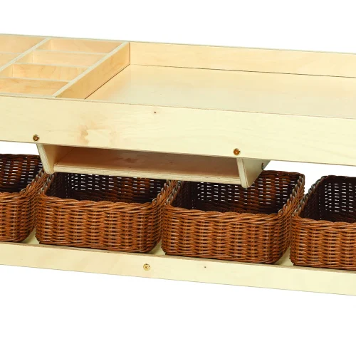 Play table with 4 baskets — Millhouse School Educational Toys
