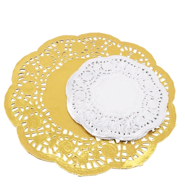 Silver and Gold Lace Doilies 40-Piece Set — Eduplay Educational Nursery Toy