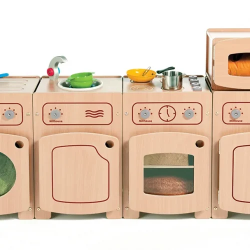 Stamford Kitchen Set (Microwave, Sink, Fridge, Washing Machine & Cooker) — Millhouse Educational Play School