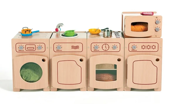 Stamford Kitchen Set (Microwave, Sink, Fridge, Washing Machine & Cooker) — Millhouse Educational Play School