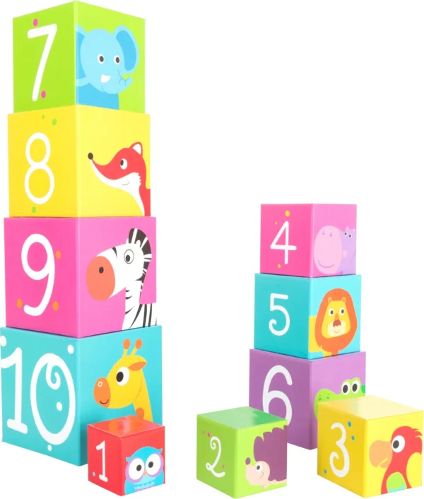 Wild Animals Stacking Cubes — Millhouse Learning Toys School