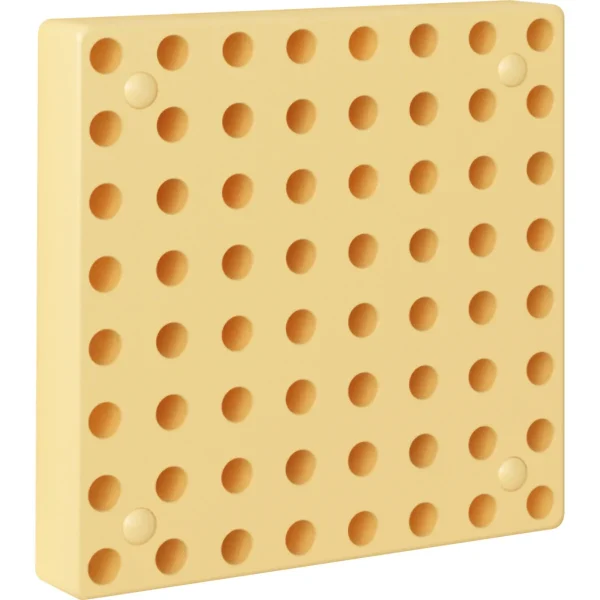STEM Wall Plate Indoor 20x20 cm — Kiki-Ena Craft Material Natural Wood