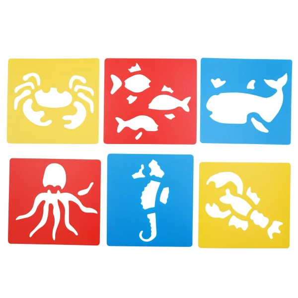 Stencil Sea Creatures — Eduplay educational toy for nursery