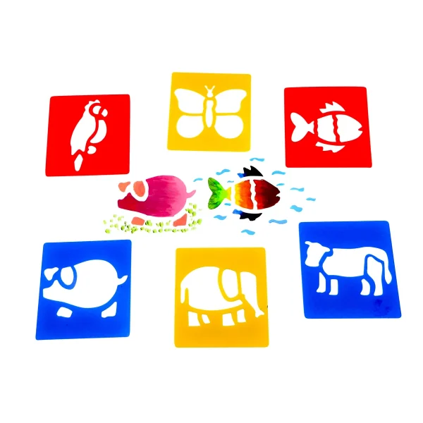 Stencil Animals — Eduplay educational toy for nursery