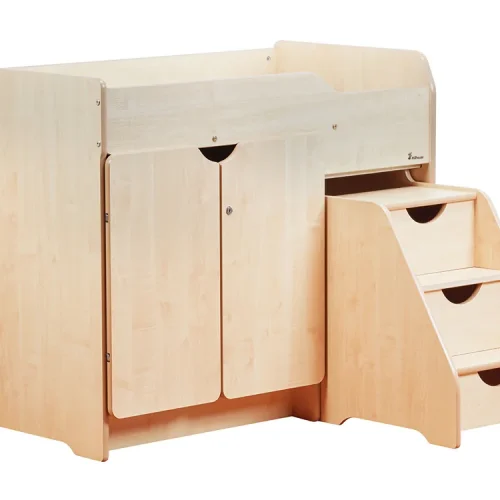 Stepped Baby Changing Unit — Millhouse Learning Toys School