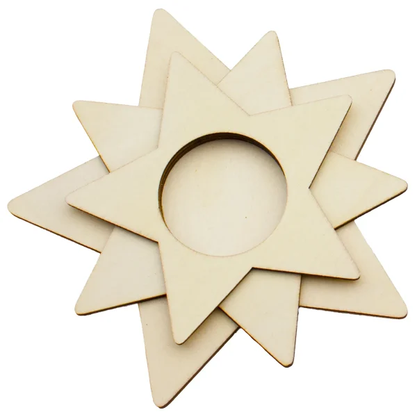 Tea Light Holder Triple Star — Eduplay educational toy