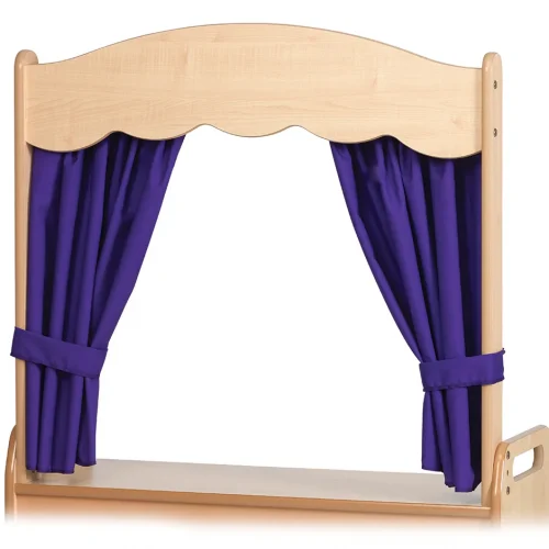 Theatre Extension with Purple Curtains — Millhouse Learning Toys School