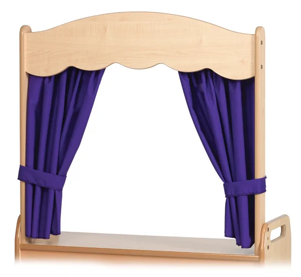 Theatre Extension with Purple Curtains — Millhouse Learning Toys School