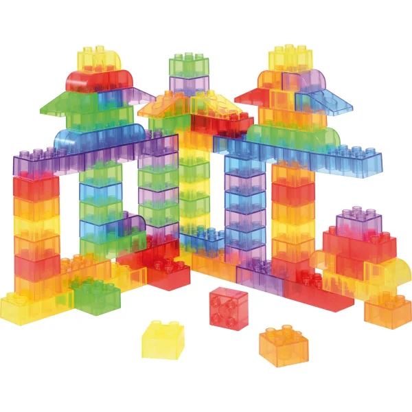 Transparent Building Blocks 90-Piece — Eduplay educational toy for nursery