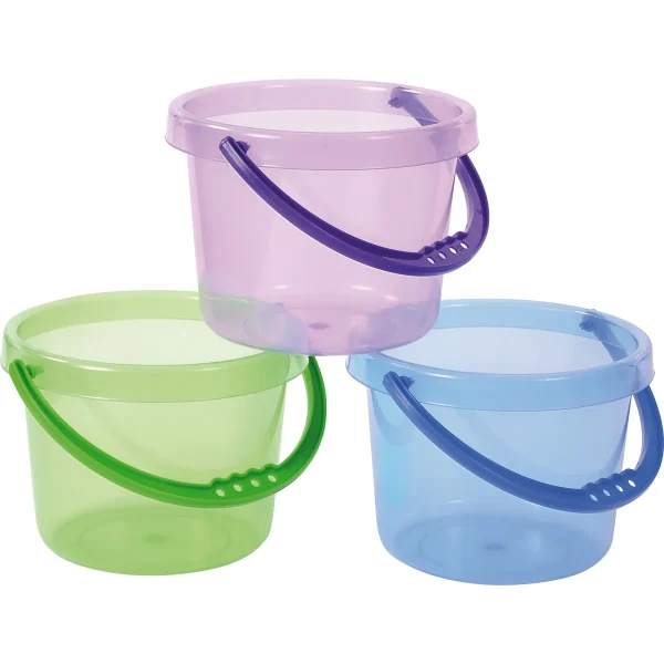 Transparent Buckets 6-Piece — Eduplay educational toy for nursery
